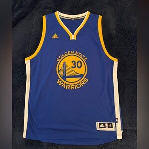 Warriors Blue and Yellow Basketball Jersey